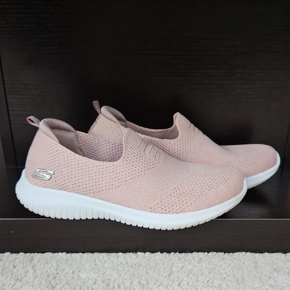 Skechers Women's Pink Slip-On Sneakers